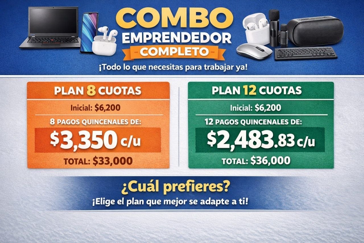 Comparativa planes 8 y 12 cuotas
